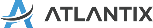 Minimalist logo for Atlantix Travel with letter A and the entire word
